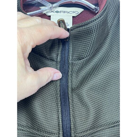 Exofficio Women's Size Small Olive Green Zip Up Sleeveless Stylish Vest - Picture 5 of 8